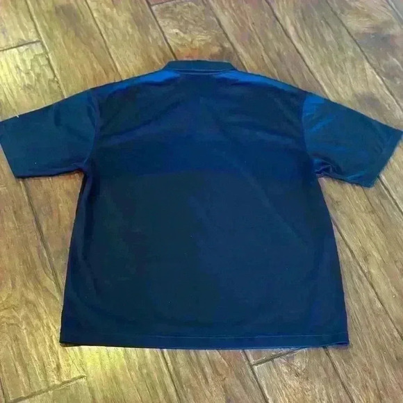 Nike Golf Navy Blue Dri-Fit Short Sleeve Polo Men’s Size Large - Picture 3 of 7